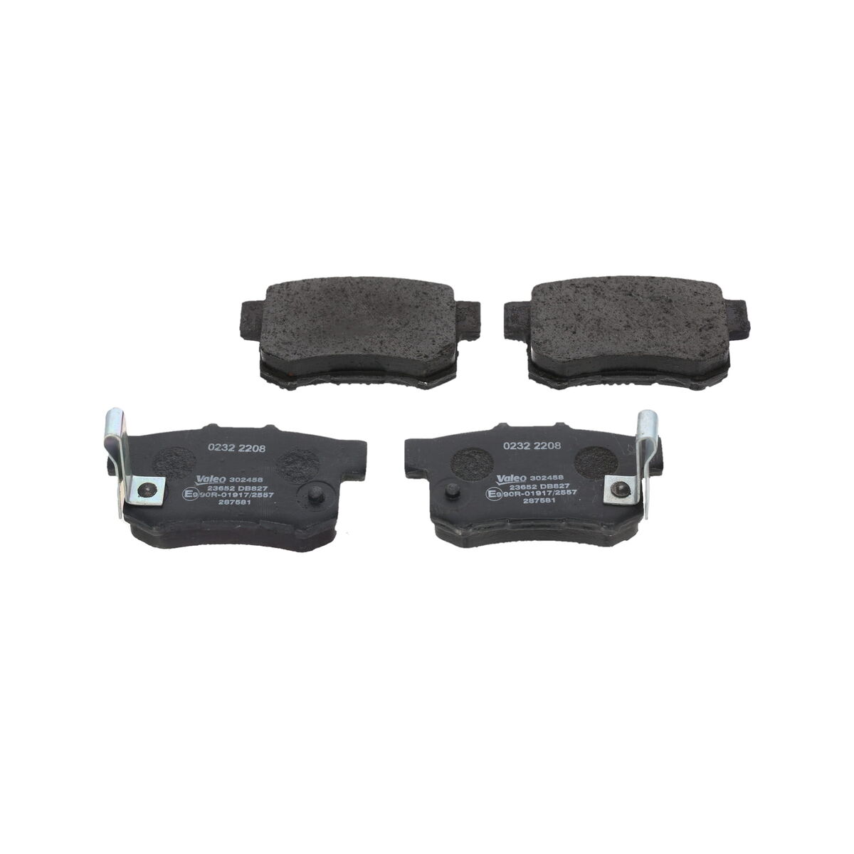Kit pastiglie freno, Freno a disco - 302458 VALEO